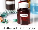 Small photo of Tetanus Antitoxin in bottles,Medicines are used to treat sick people