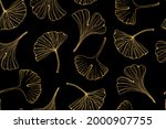 seamless pattern with gold... | Shutterstock .eps vector #2000907755