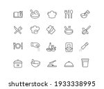 cooking simple thin line icon... | Shutterstock .eps vector #1933338995