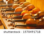 Violins For Sale In A Row