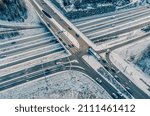 Street Intersection In Winter ...