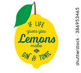 Gin And Lemon Poster Free Stock Photo - Public Domain Pictures