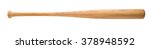 Wooden baseball bat isolated on ...