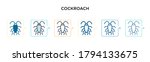 cockroach vector icon in 6... | Shutterstock .eps vector #1794133675