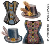 Corsets And Hats In Steampunk...