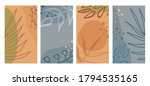 set of 4 backgrounds with... | Shutterstock .eps vector #1794535165