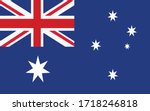 Australia flag vector graphic. Rectangle Australian flag illustration. Australia country flag is a symbol of freedom, patriotism and independence.