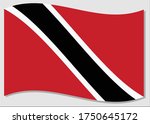 waving flag of trinidad and... | Shutterstock .eps vector #1750645172