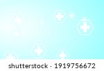 hexagon cross geometric white... | Shutterstock . vector #1919756672