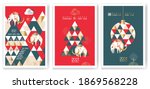 2021 year of the ox  merry... | Shutterstock .eps vector #1869568228