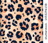 leopard pattern design funny... | Shutterstock .eps vector #1453296158