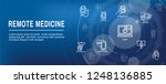 telemedicine abstract idea  ... | Shutterstock .eps vector #1248136885
