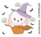 halloween illustration of a... | Shutterstock .eps vector #2159986185
