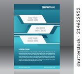 vector brochure template design | Shutterstock .eps vector #214623952