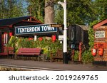 Tenterden railway station, part of the Kent and East Sussex heritage steam railway line