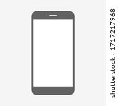 smartphone vector with blank... | Shutterstock .eps vector #1717217968