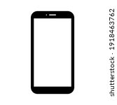 smartphone with blank white... | Shutterstock .eps vector #1918463762