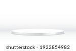 blank round pedestal . white... | Shutterstock .eps vector #1922854982
