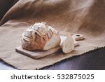 French artisan bread loaf