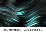 abstract waves. shiny blue... | Shutterstock .eps vector #2081146552