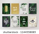 sale background template.... | Shutterstock .eps vector #1144558085