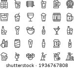 food line icon set   beer ... | Shutterstock .eps vector #1936767808