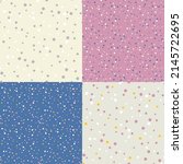 set of colorful polka dot... | Shutterstock .eps vector #2145722695