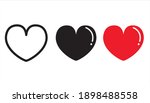 collection of heart icons.... | Shutterstock .eps vector #1898488558