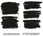 flat paint brush thin full... | Shutterstock .eps vector #1749160865