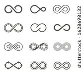 infinity symbols  limitless... | Shutterstock .eps vector #1628698132
