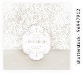 invitation  anniversary card... | Shutterstock .eps vector #96947912