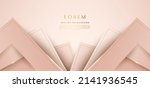 abstract 3d modern luxury... | Shutterstock .eps vector #2141936545