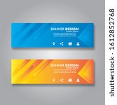 banner design for business plan | Shutterstock .eps vector #1612852768