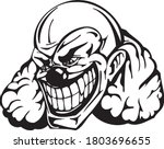 clown art concept vector drawn... | Shutterstock .eps vector #1803696655