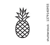Pineapple Symbol Icon