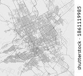 urban city map of riyadh.... | Shutterstock .eps vector #1861119985