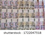 Czech Koruna banknotes (CZK) 1000 2000 5000, currency of Czech Republic