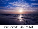 Small photo of Sea horizon at dawn. The sea horizon at dawn. Sea at dawn. Sunrise over sea horizon