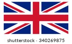 united kingdom flag | Shutterstock .eps vector #340269875