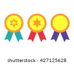 golden medal sign template... | Shutterstock .eps vector #427125628