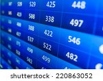 Growing up numbers symbolizing growth. Screen live display. Online live finance business. Stock exchange market business. Stock market. Abstract technology background. Business stock exchange. 