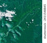 Small photo of The Disappearance of Ecuadors Tallest Waterfall. A newly formed sinkhole on the Coca River has diverted water originally headed towards. Elements of this image furnished by NASA.