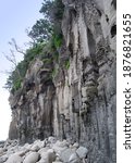 Volcanic Columnar Joint Rocks...