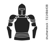 Plate Armor Icon In Black Style ...