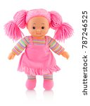 Pinky Plushie Doll Isolated On...