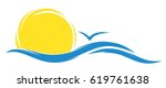 Logo Sun And Sea. 