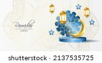ramadan kareem arabic... | Shutterstock .eps vector #2137535725