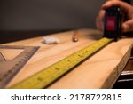 Carpenter Taking Wooden Table...