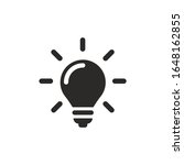 light bulb icon vector... | Shutterstock .eps vector #1648162855