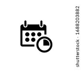 simple calendar icon symbol... | Shutterstock .eps vector #1688203882